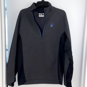 Men’s half zip Spyder fleece